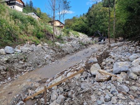 Sanacijska obnova vodotokov in hudournikov po poplavah (14)